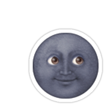 Image Gallery Moon Emoji Transparent - Harry Styles Ugly (375x360), Png Download