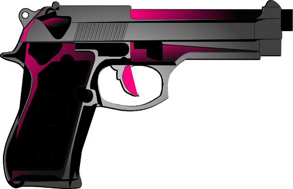 Gun Clip Art (600x389), Png Download