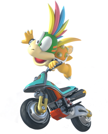 Lemmy Koopa - Lemmy In Mario Kart 8 (352x480), Png Download