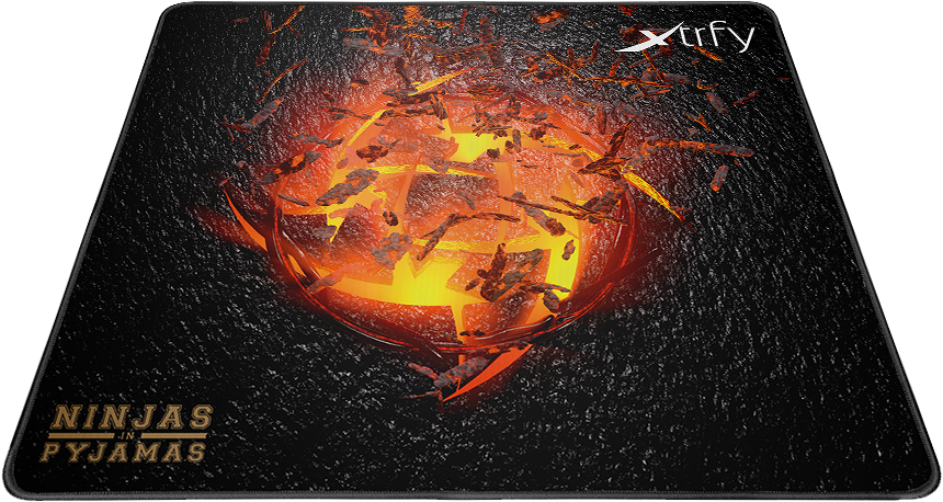 Xtp1 Nip Volcano Edition - Xtrfy Ninjas In Pyjamas Xtp1 Volcano Edition - Mouse (880x660), Png Download