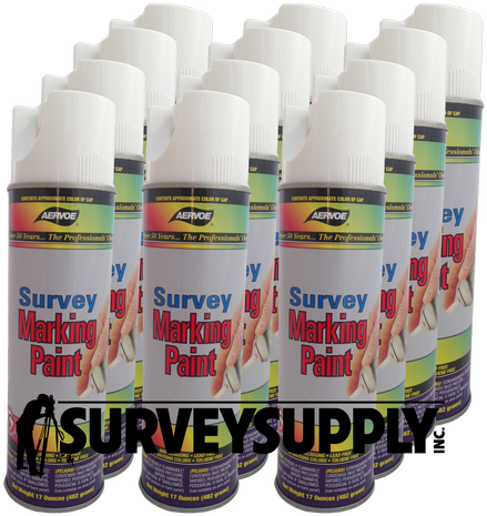 Aervoe Survey Marking Paint Case - Silver Upside-down Marking Paint — 17 Oz. Aerosol (454x480), Png Download