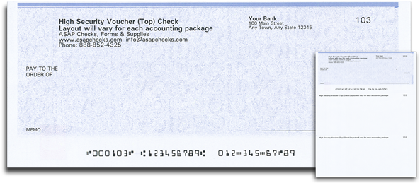 Voucher Check On Top Classic Security - Checks (600x267), Png Download