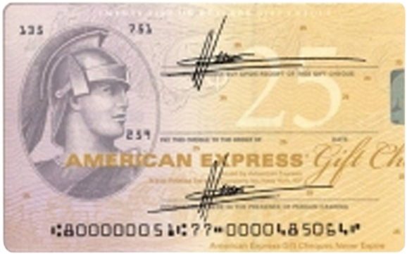 American Express® Gift Cheque - American Express Gift Cheque (600x600), Png Download