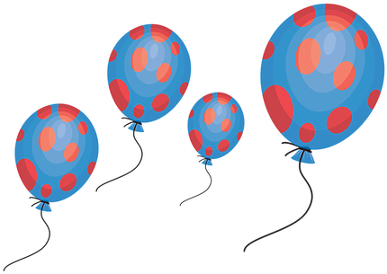 Clipart Of A Party Background With Colorful Confetti - Party (509x340), Png Download