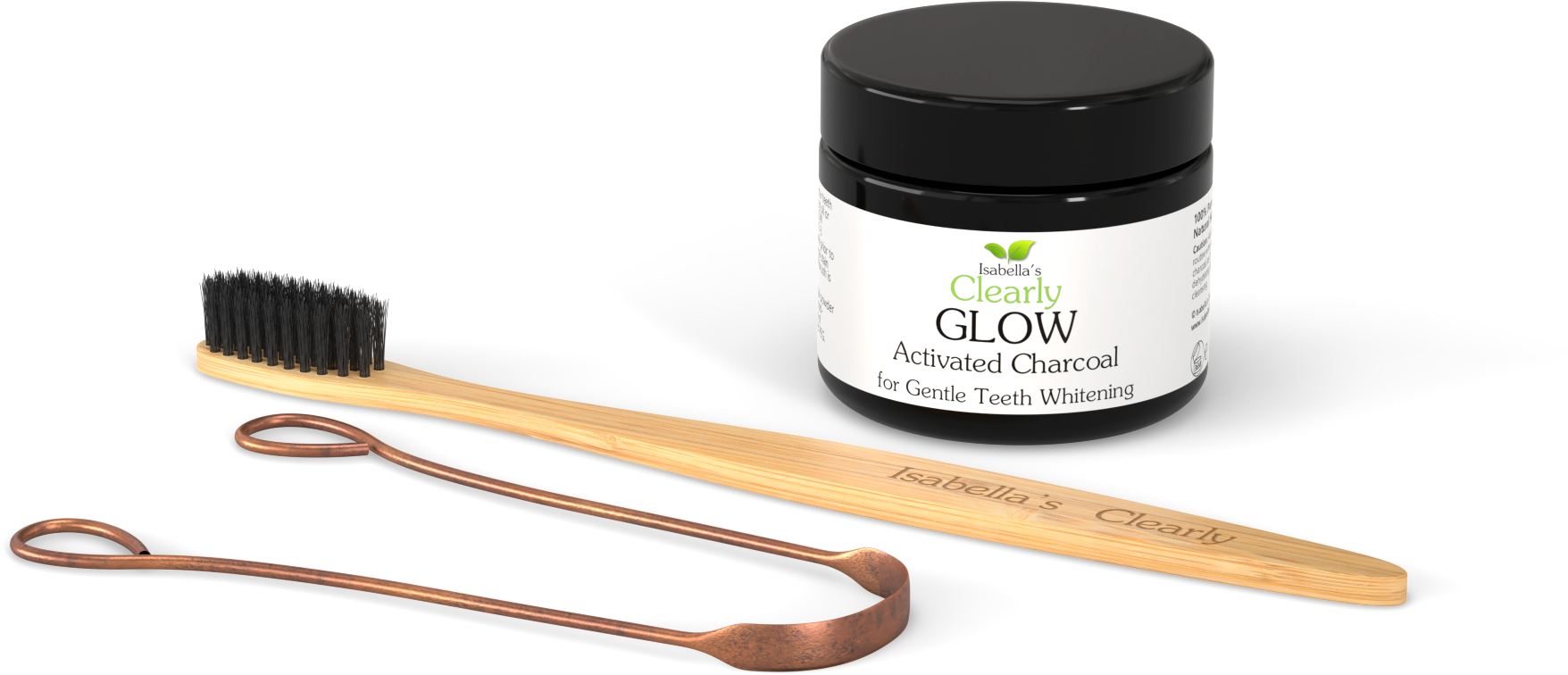 Isabella's Clearly Glow Teeth Whitening Activated Charcoal - Makeup Brushes (1920x1920), Png Download