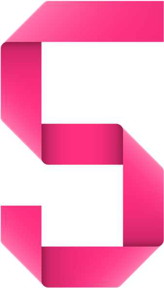 0, - Number In Pink Png (343x600), Png Download