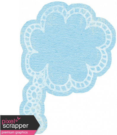 Teal Think Cloud - Digital Scrapbooking (456x456), Png Download