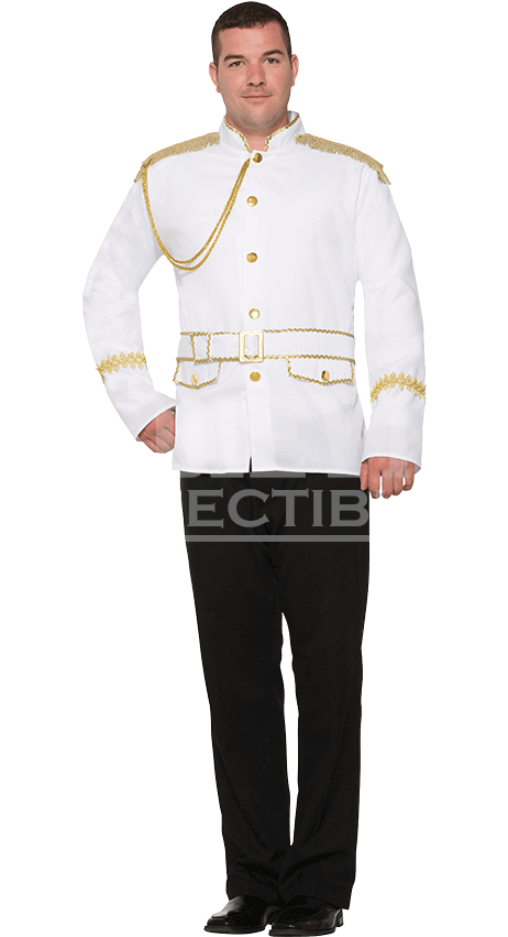 Mens Prince Charming Jacket - Prince Charming Costume On White (850x850), Png Download