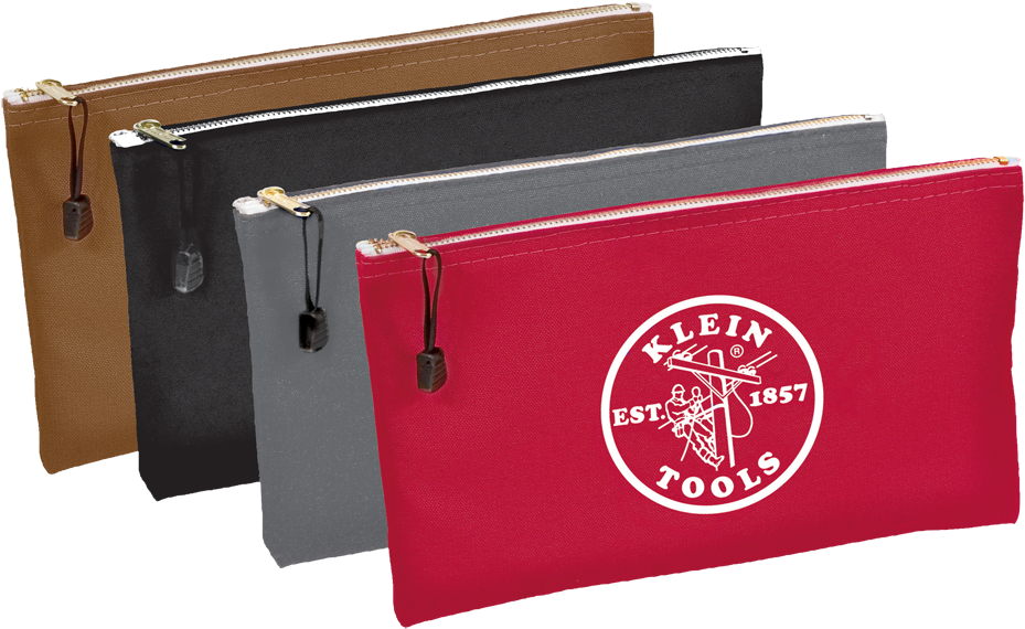 Png 5141 - Klein Tools 5141 Zipper Bags-canvas 4-pack (1000x1000), Png Download