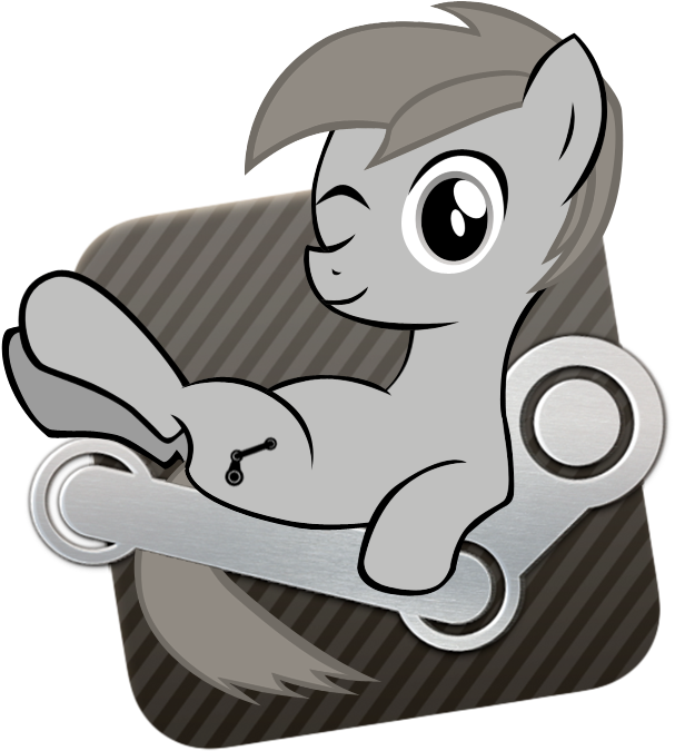 View Steam Pony Icon By Tomcat94-d52k , 281kib, - Steam Pony Icon (678x678), Png Download