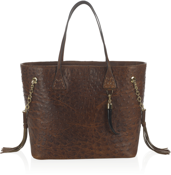 Mawu Ostrich Antique Saddle Gold Hardware - Okapi Mawu / Antique Saddle , Gold Hardware (800x800), Png Download