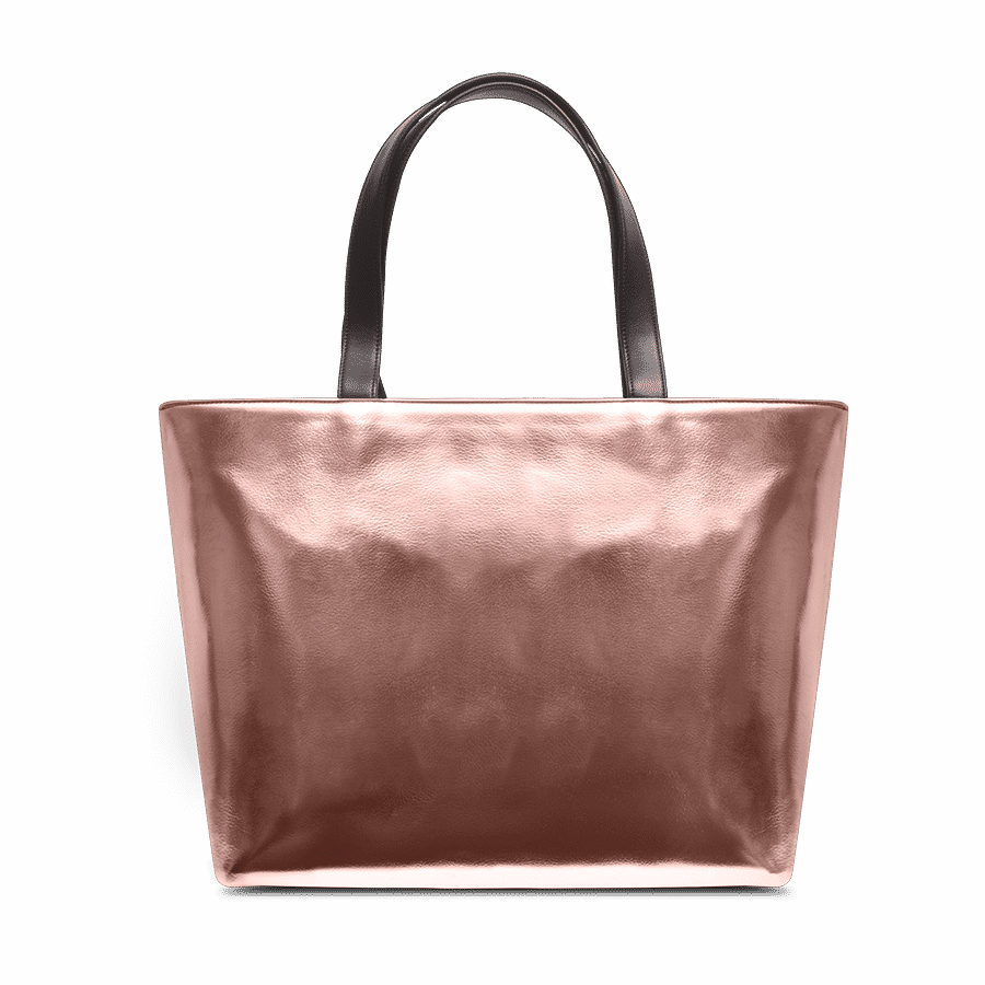 Dailyobjects Rose Gold Metallic Fatty Tote Bag Buy - Transparent Bags Online India (900x900), Png Download