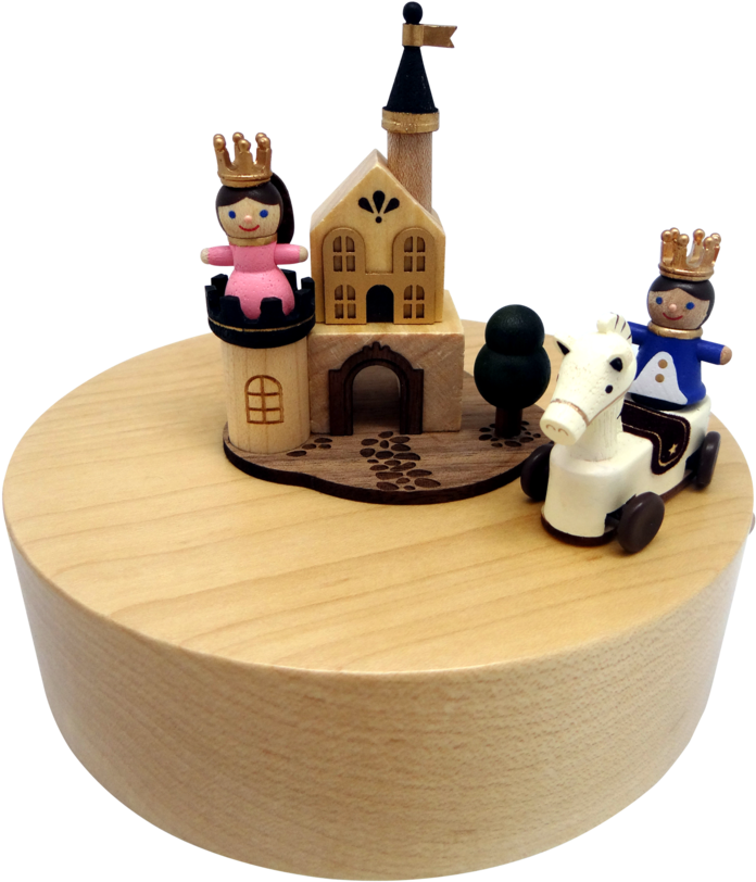 Wooden Music Box Prince Charming - Music (768x1024), Png Download