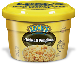 Chicken And Dumplings Microwave Bowl - Luck's Chicken & Dumplings 15 Oz. Can (400x400), Png Download