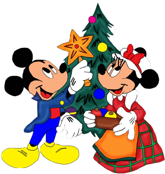 Minnie Mouse Christmas Disney Merry Christmas Mickey Mickey Minnie Christmas Png Full Size Png Download Seekpng