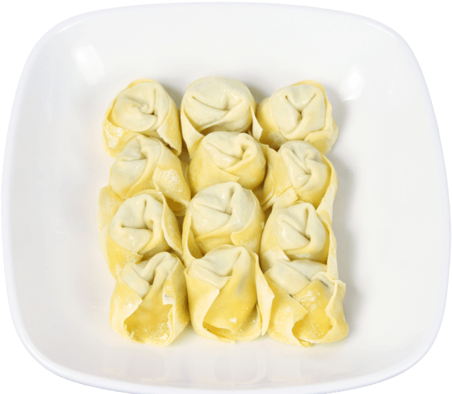 Dumpling Being Lifted With Chopstick - Dumpling (640x560), Png Download