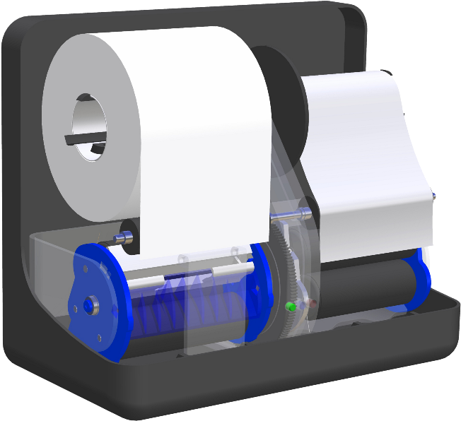 Design Of A Toilet Paper Dispenser With Automatic Roll - Toilettenpapier Automat (660x660), Png Download