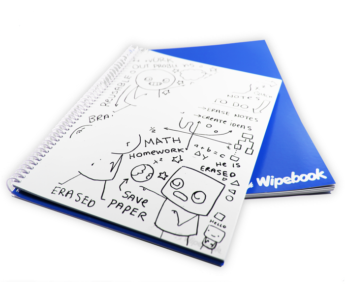 Wipebook Notebook - Wipebook Dry Erase Notebook (graph) (700x628), Png Download