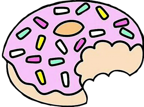 Donut - Wallpaper (484x360), Png Download