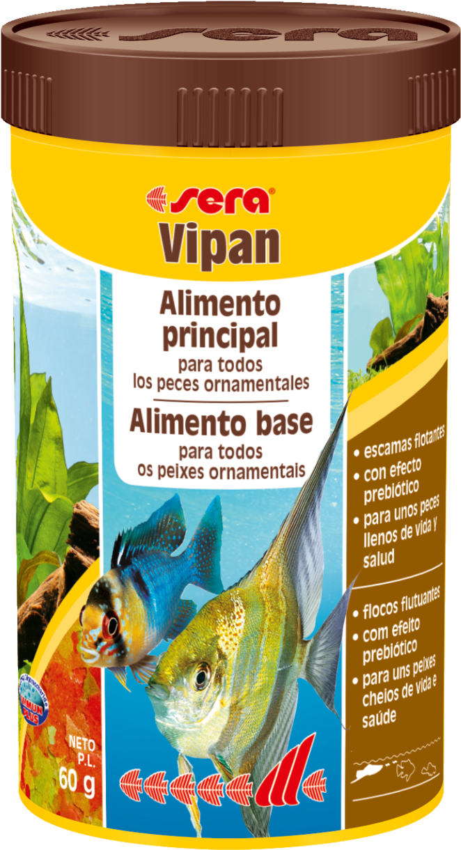 00150 Es Pt Sera Vipan 250 Ml Top - Sera Vipan Tropical Flake Fish Food 60g (693x1280), Png Download