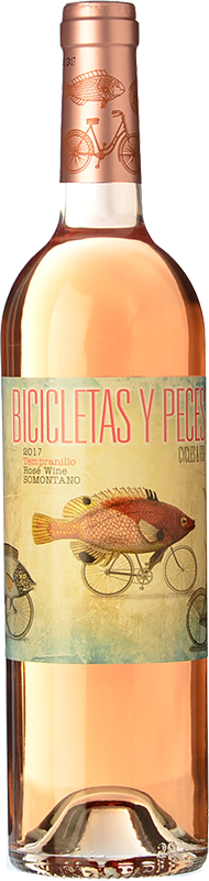 Bicicletas Y Peces Rosado Pálido 2017 - Family Owned Wineries Bicicletas Y Peces Rosado 2016 (190x800), Png Download