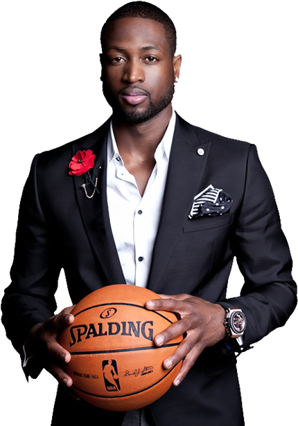 Dwayne Wade - Nba - Miami Heat - Lebron Wade Bosh Style (520x709), Png Download