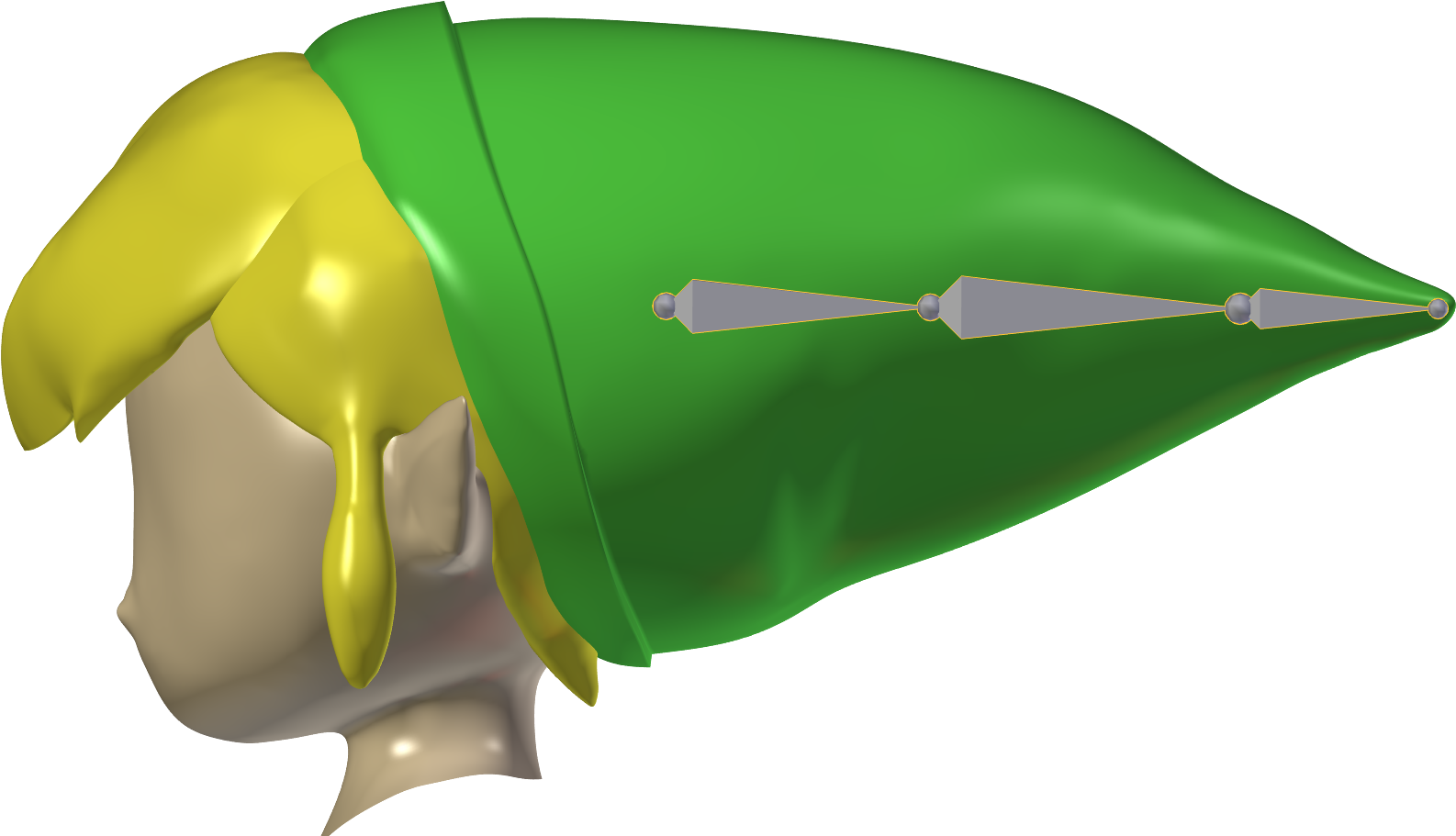 Let's Say I Want The Hat To Fall Like A Real Hat Would, - Blender (1920x1080), Png Download