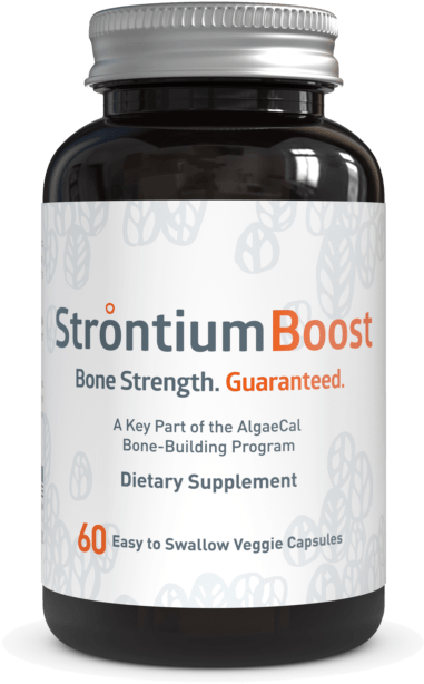 Strontium Boost Single Bottle - Algaecal Strontium Boost - Strontium Citrate Supplement (700x700), Png Download
