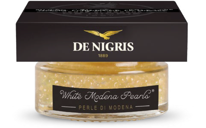 White Modena Pearls - De Nigris Silver Eagle Balsamic Vinegar Of Modena - (828x526), Png Download