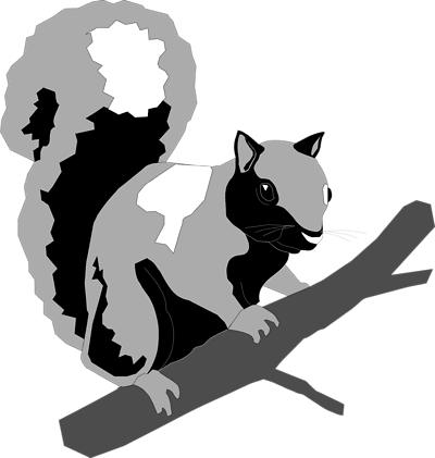 A Practical Squirrel - Squirrel (400x421), Png Download
