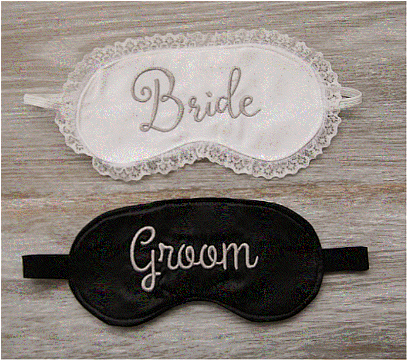 Bride & Groom Sleeping Mask Set - Label (1024x1024), Png Download