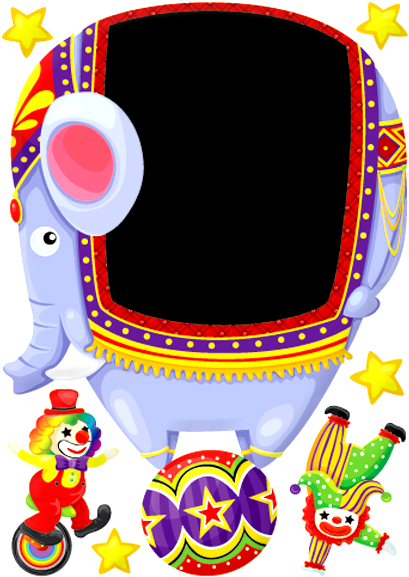 Circus Cartoon Animal Clip Art Images - Circus (600x600), Png Download