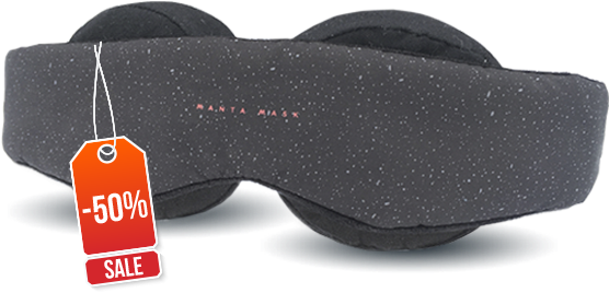 Manta Sleep Mask World's 1st Modular Eye Mask For Sleeping - Blindfold (580x268), Png Download