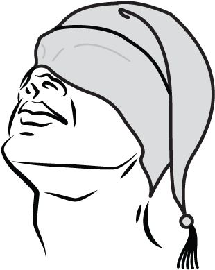 The Night Hood's Unique Fit Offers Comfort And Quality - Cpap Mask Illustration (323x413), Png Download