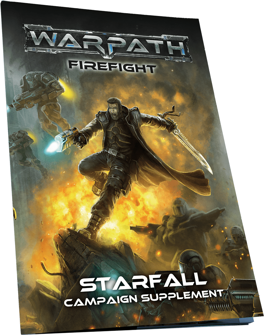 Starfall Campaign Book Mockup - Mantic Warpath Art (1000x1220), Png Download