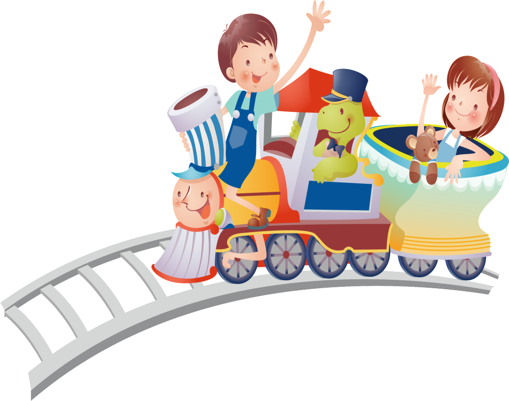 Happy Childlike Cartoon Train Design - Como Dar Tareas Dirigidas (1024x807), Png Download