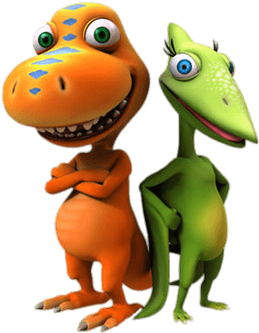 Dinosaur Train Characters - Dinosaur Train Buddy And Tiny (400x400), Png Download