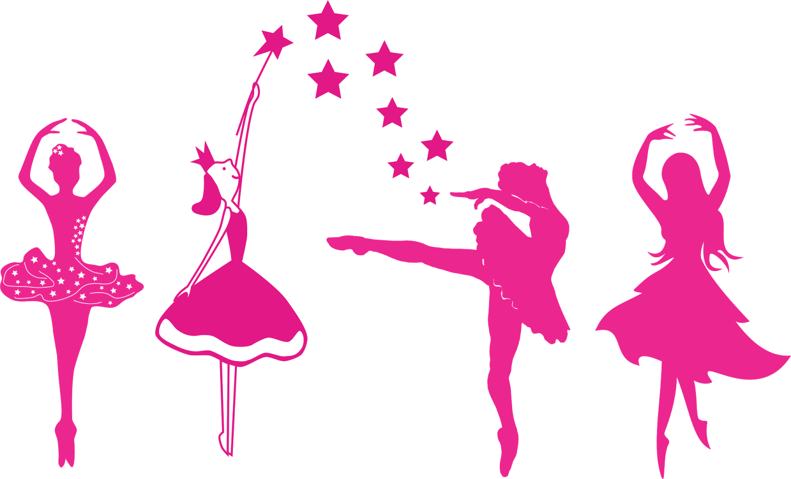 Bordas Clipart Vetores Etc - Bailarina De Ballet Png (1600x970), Png Download