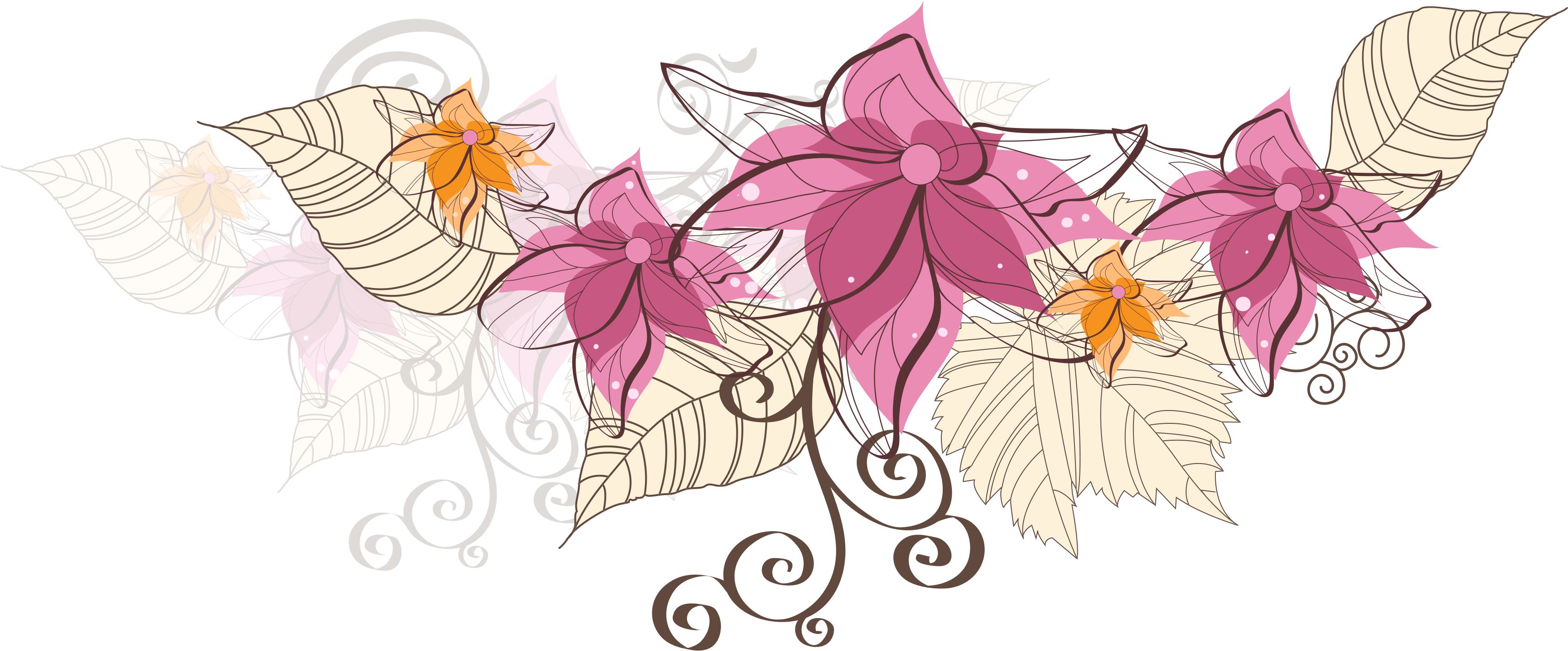 Dibujos Animados Con Flores Decorativas - Kissen - Alles Gute Zum Muttertag Stylotex Dekokissen (3871x2298), Png Download