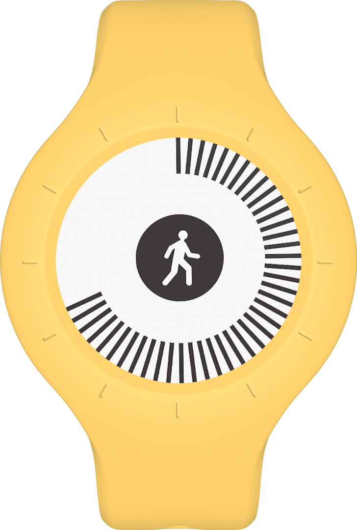 Go - Withings Go - Activity And Sleep Tracker - Yellow (728x1080), Png Download