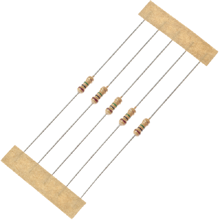 1m Ohm 1/4w 5% Carbon Film Resistor - 1k Ohm 1 4w Resistor (700x700), Png Download