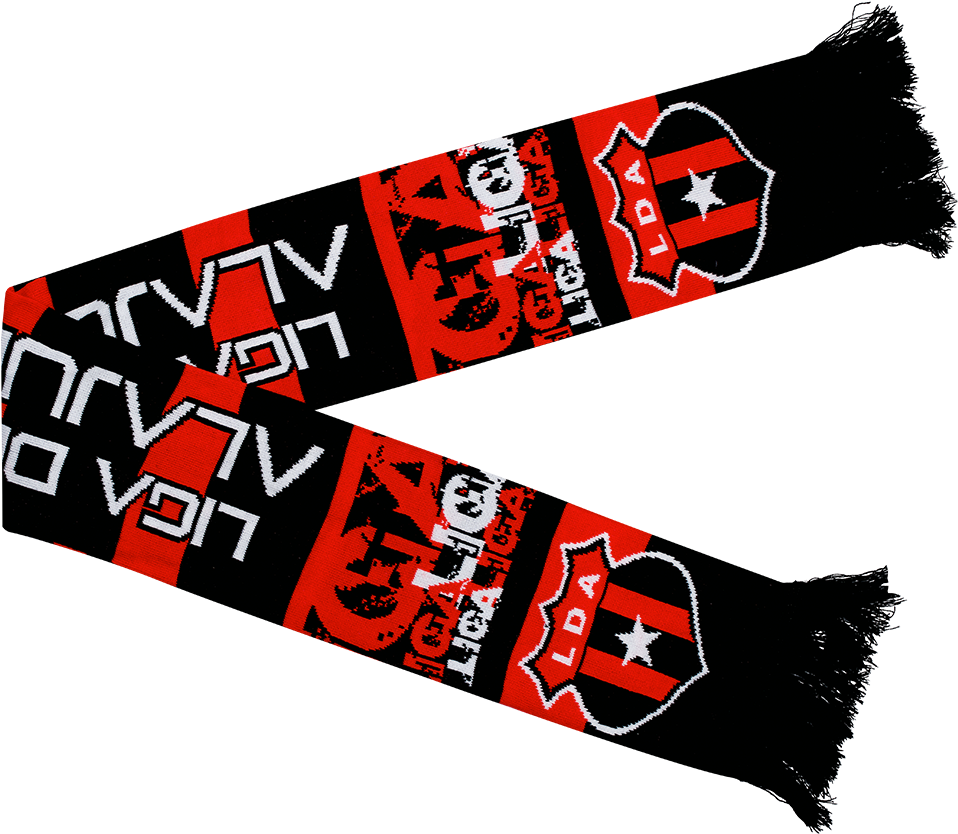 Bufanda Liga Deportiva Alajuelense Franjas - Bufanda De La Liga Alajuelense (1000x1000), Png Download