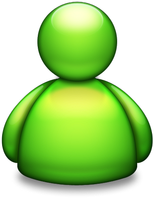 X1 Cr2032 - Live Messenger Green Icon (400x400), Png Download