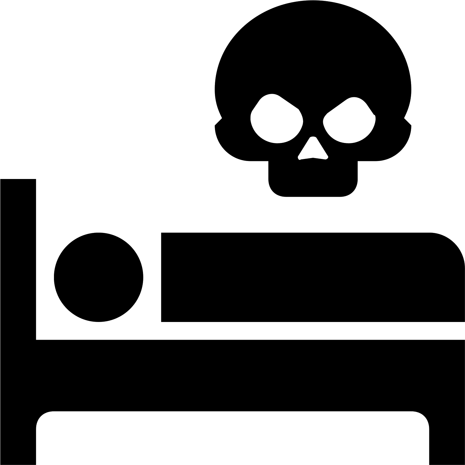 There Is A Bed Frame With A Headboard On The Left Side - O Sono E A Morte (1600x1600), Png Download