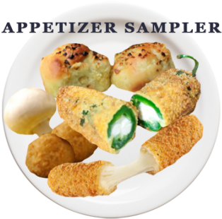 Appetizersampler-600x315 - Fried Food (600x315), Png Download