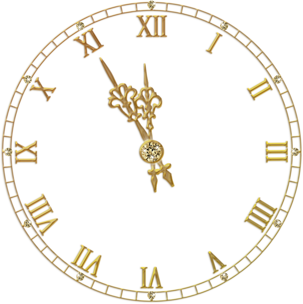 Clock Face Template - Transparent Clock Face (1022x1024), Png Download