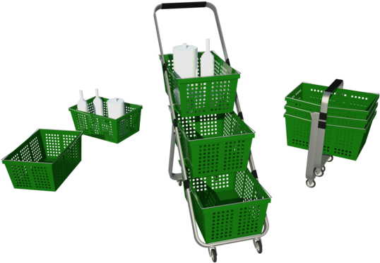 Carrinho Para Carregar Compras (600x400), Png Download