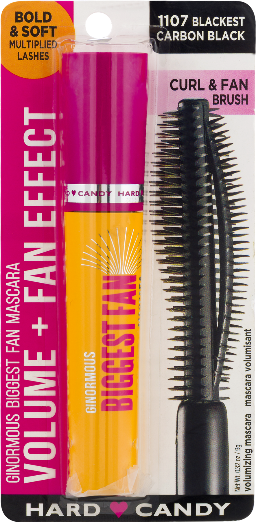 Hard Candy Ginormous Biggest Fan Mascara, Blackest - Hard Candy Ginourmous Biggest Fan Volumizing Mascara, (1800x1800), Png Download