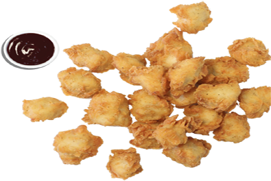 Popcorn Chicken Transparent Png (400x370), Png Download
