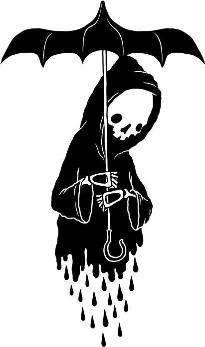 Dibujo De Una Santa Muerte (600x747), Png Download